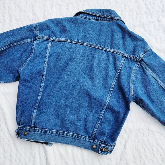 Vintage Mid Wash Denim Jacket - Picture 5 of 6
